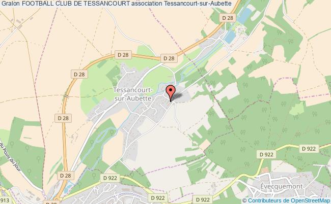 plan association Football Club De Tessancourt Tessancourt-sur-Aubette