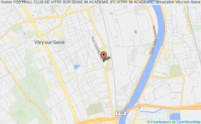 plan association Football Club De Vitry Sur Seine 94 Academie (fc Vitry 94 Academie) Vitry-sur-Seine