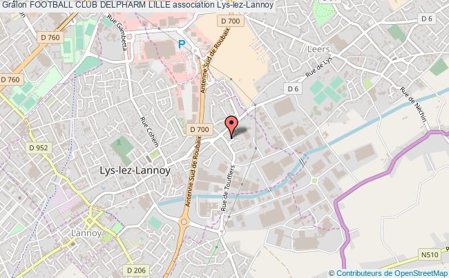 plan association Football Club Delpharm Lille Lys-lez-Lannoy