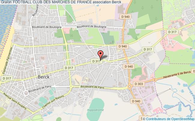 plan association Football Club Des Marches De France Berck