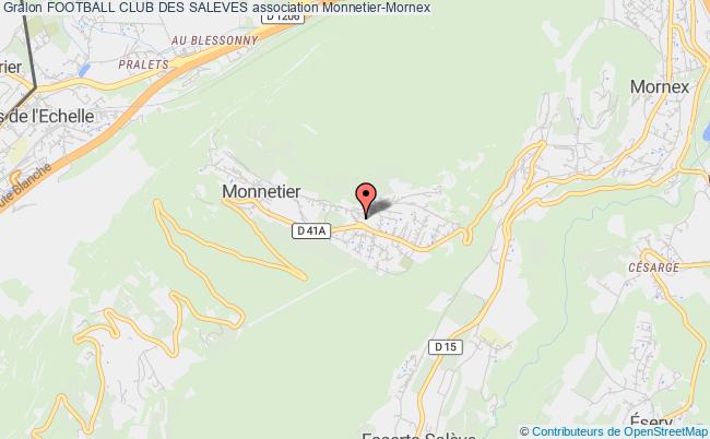 plan association Football Club Des Saleves Monnetier-Mornex