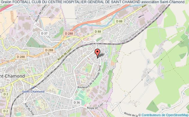 plan association Football Club Du Centre Hospitalier GÉnÉral De Saint Chamond Saint-Chamond