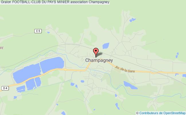 plan association Football-club Du Pays Minier Champagney
