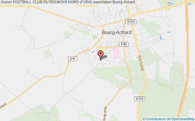 plan association Football Club Du Roumois Nord (fcrn) Bourg-Achard