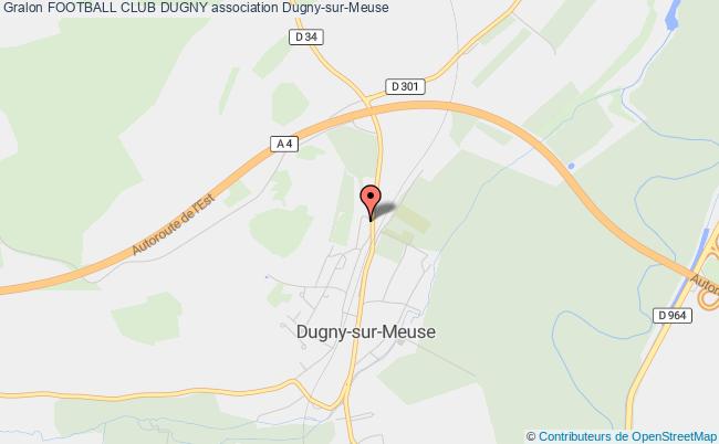 plan association Football Club Dugny Dugny-sur-Meuse