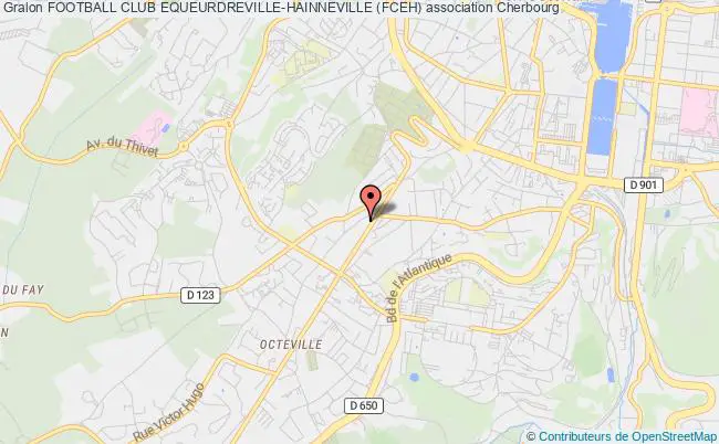 plan association Football Club Equeurdreville-hainneville (fceh) Équeurdreville-Hainneville