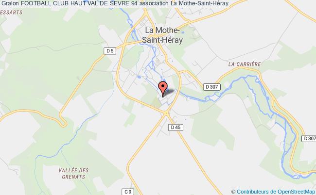 plan association Football Club Haut Val De Sevre 94 La Mothe-Saint-Héray
