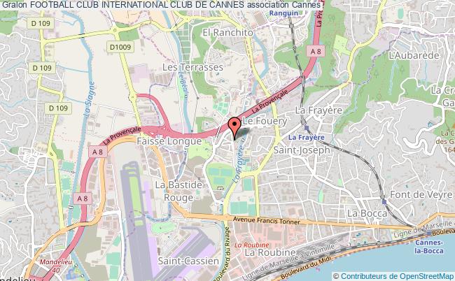 plan association Football Club International Club De Cannes Cannes