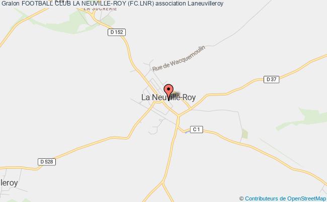 plan association Football Club La Neuville-roy (fc.lnr) Neuville-Roy