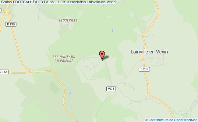 plan association Football Club Lainvillois Lainville-en-Vexin