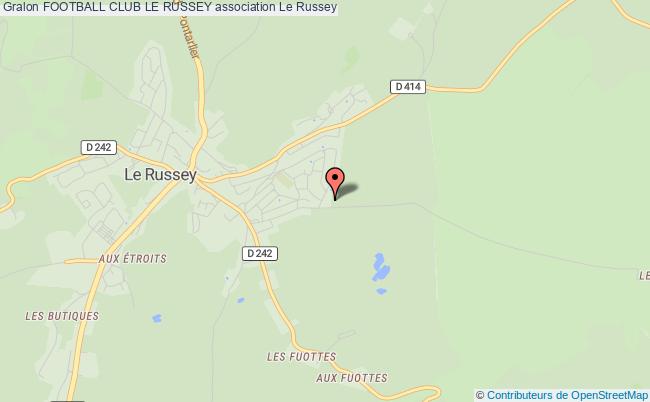 plan association Football Club Le Russey Le    Russey