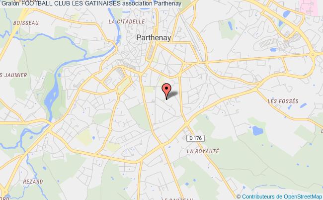plan association Football Club Les Gatinaises Parthenay