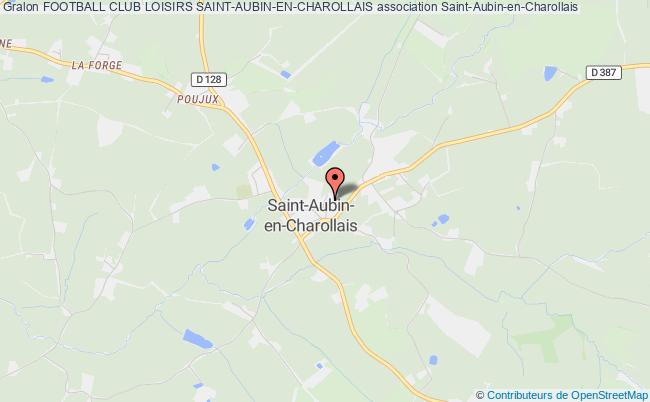 plan association Football Club Loisirs Saint-aubin-en-charollais Saint-Aubin-en-Charollais