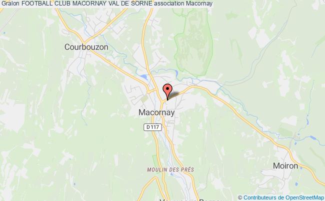 plan association Football Club Macornay Val De Sorne Macornay