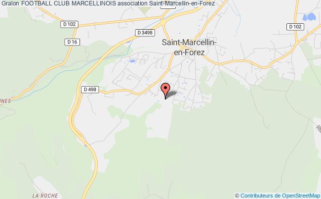 plan association Football Club Marcellinois Saint-Marcellin-en-Forez