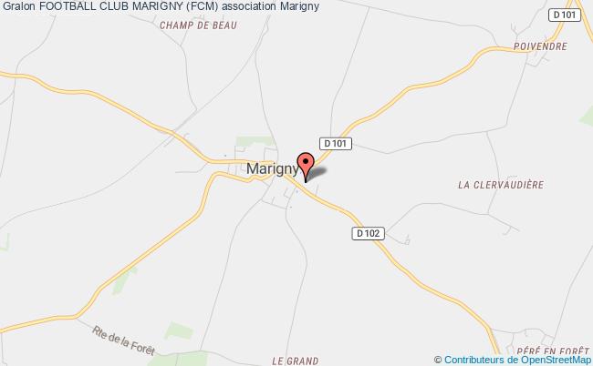 plan association Football Club Marigny (fcm) Marigny