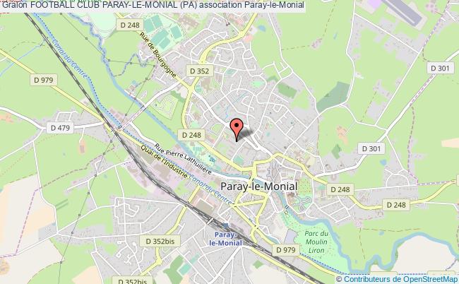plan association Football Club Paray-le-monial (pa) Paray-le-Monial