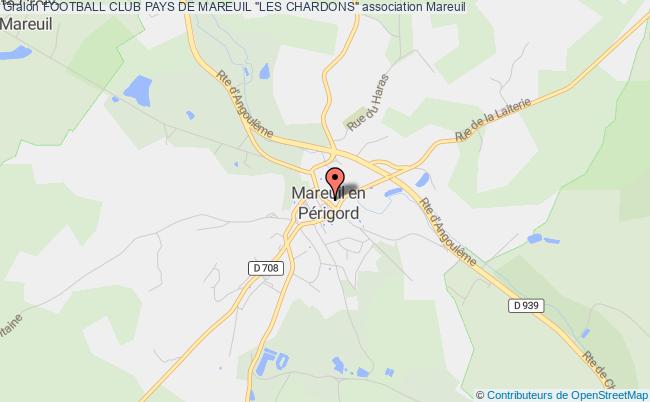 plan association Football Club Pays De Mareuil "les Chardons" Mareuil