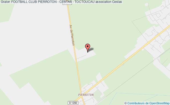 plan association Football Club Pierroton - Cestas - Toctoucau Cestas