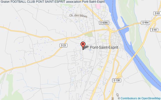 plan association Football Club Pont Saint Esprit Pont-Saint-Esprit