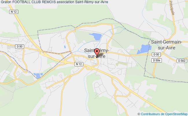 plan association Football Club Remois Saint-Rémy-sur-Avre