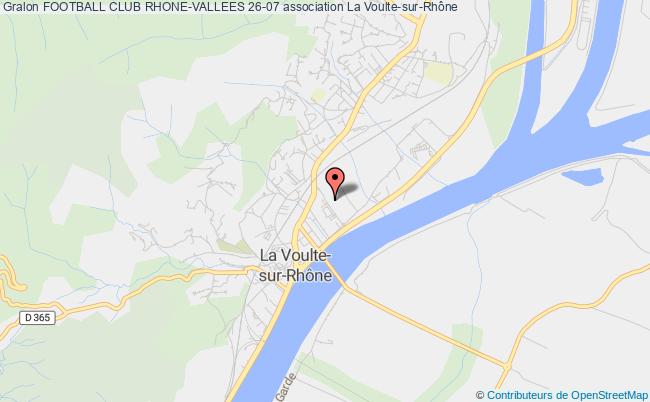 plan association Football Club Rhone-vallees 26-07 La    Voulte-sur-Rhône
