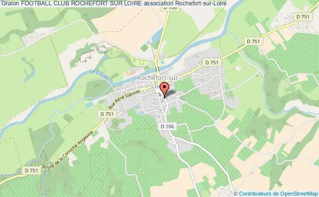 plan association Football Club Rochefort Sur Loire Rochefort-sur-Loire