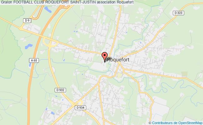 plan association Football Club Roquefort Saint-justin Roquefort