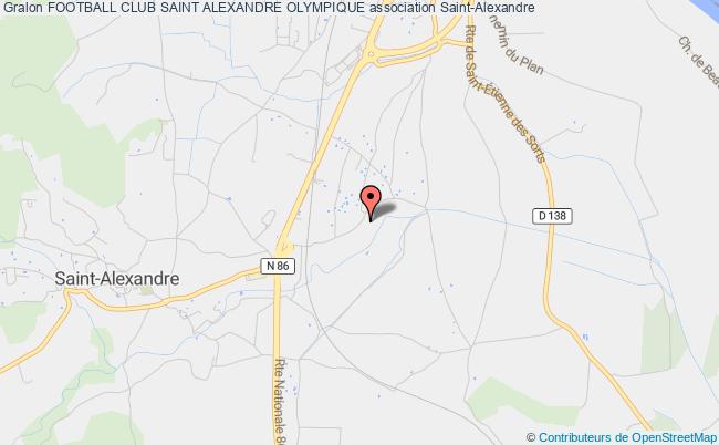 plan association Football Club Saint Alexandre Olympique Saint-Alexandre