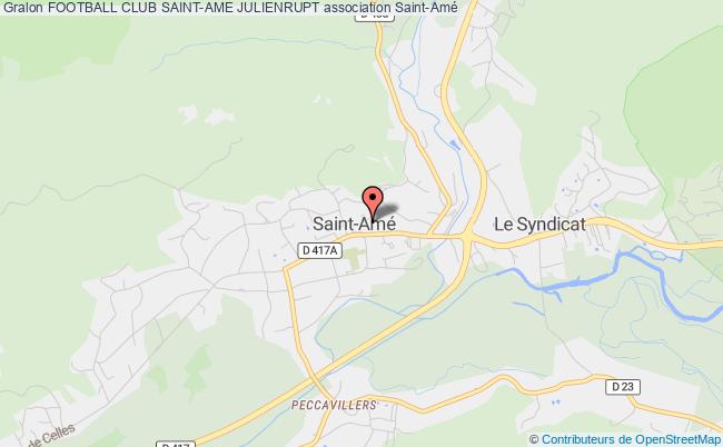 plan association Football Club Saint-ame Julienrupt Saint-Amé