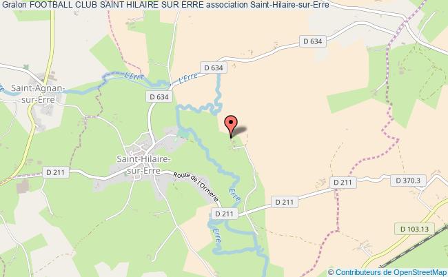 plan association Football Club Saint Hilaire Sur Erre Saint-Hilaire-sur-Erre