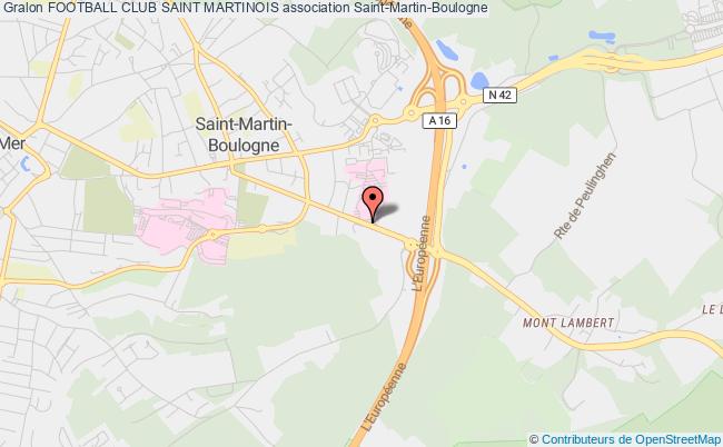 plan association Football Club Saint Martinois Saint-Martin-Boulogne