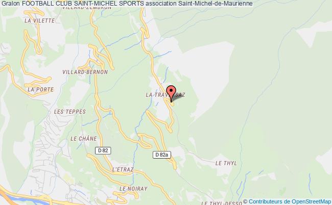 plan association Football Club Saint-michel Sports Saint-Michel-de-Maurienne