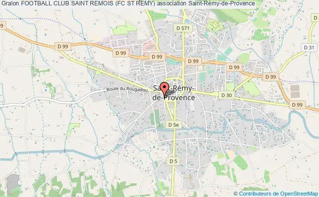 plan association Football Club Saint Remois (fc St Remy) Saint-Rémy-de-Provence