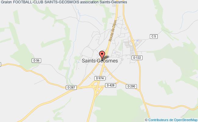 plan association Football-club Saints-geosmois Saints-Geosmes