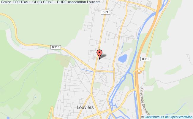 plan association Football Club Seine - Eure Louviers