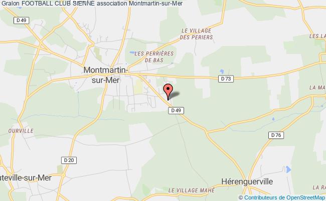 plan association Football Club Sienne Montmartin-sur-Mer