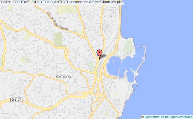 plan association Football Club Toho Antibes Antibes