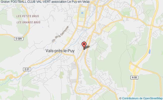 plan association Football Club Val-vert Puy-en-Velay