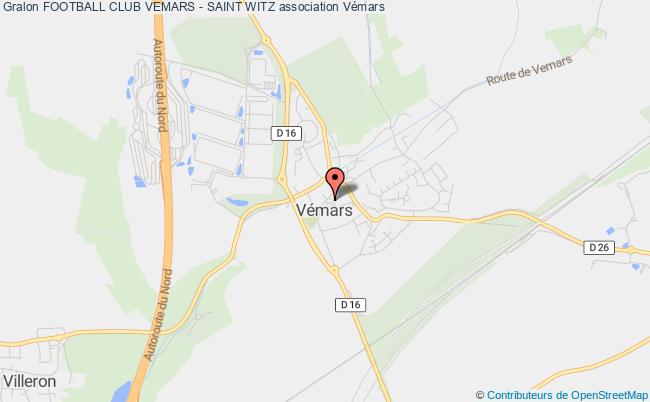 plan association Football Club Vemars - Saint Witz Vémars