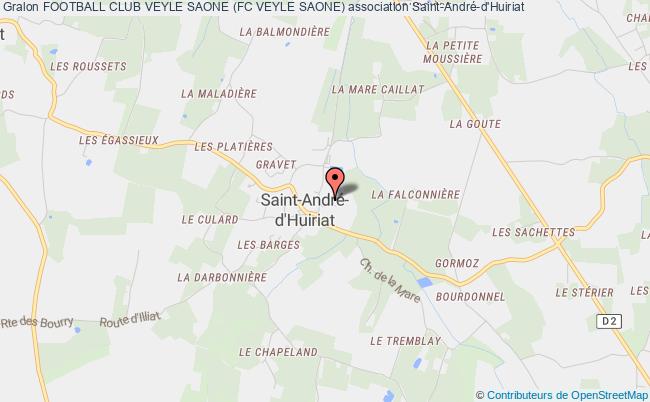 plan association Football Club Veyle Saone (fc Veyle Saone) Saint-André-d'Huiriat