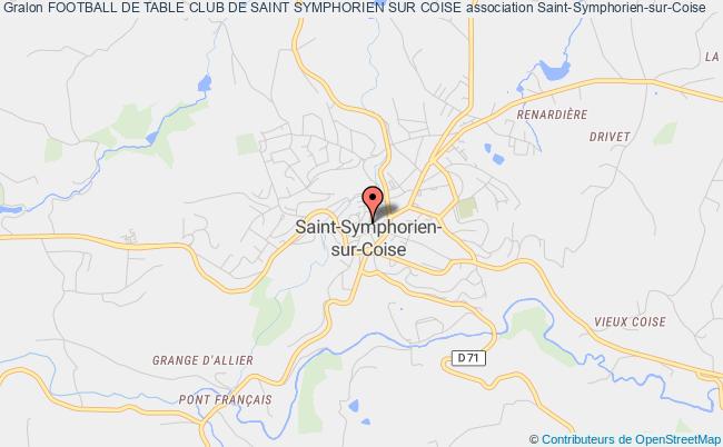plan association Football De Table Club De Saint Symphorien Sur Coise Saint-Symphorien-sur-Coise