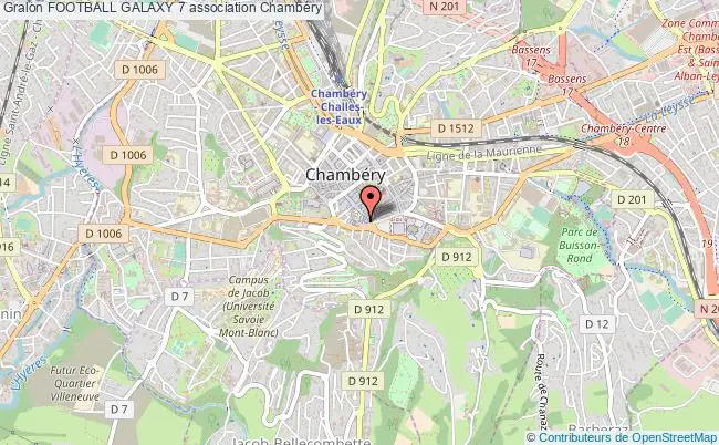 plan association Football Galaxy 7 Chambéry