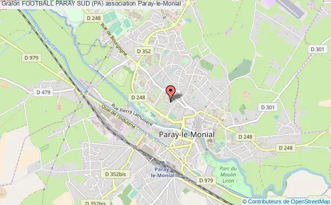 plan association Football Paray Sud (pa) Paray-le-Monial