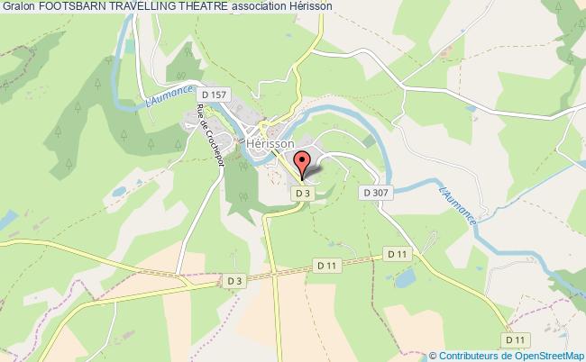 plan association Footsbarn Travelling Theatre Hérisson