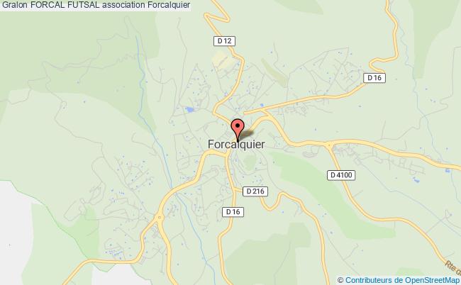 plan association Forcal Futsal Forcalquier