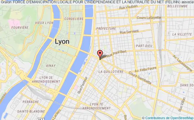 plan association Force D'Émancipation Locale Pour L'indÉpendance Et La NeutralitÉ Du Net (felinn) Lyon