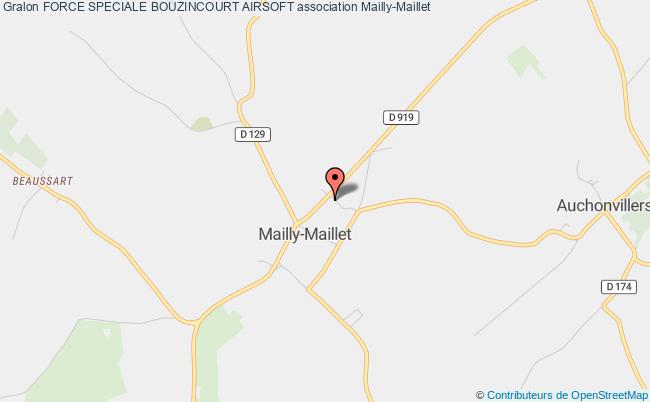plan association Force Speciale Bouzincourt Airsoft Mailly-Maillet