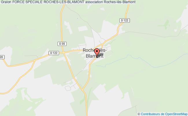 plan association Force Speciale Roches-les-blamont Roches-lès-Blamont