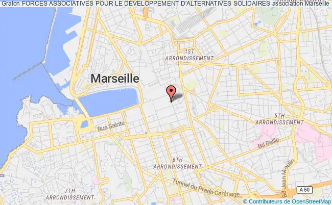 plan association Forces Associatives Pour Le DÉveloppement D'alternatives Solidaires Marseille 1